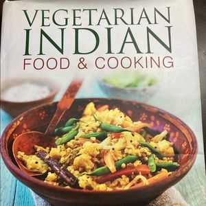 Hard back Vegetarian Indian Food Cook Book